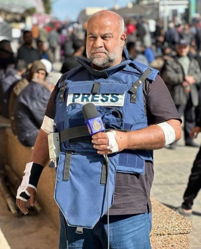 This is WAEL AL DAHDOUH, a journalist whom israel killed his