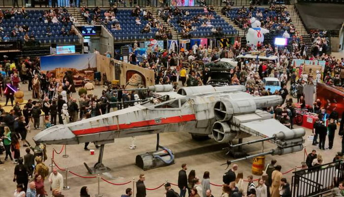 Next up for auction is the X-wing fighter that destroyed the Image