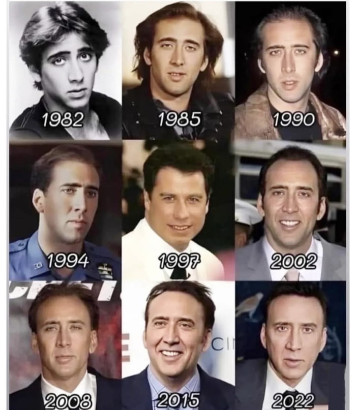 Nicolas Cage through the years