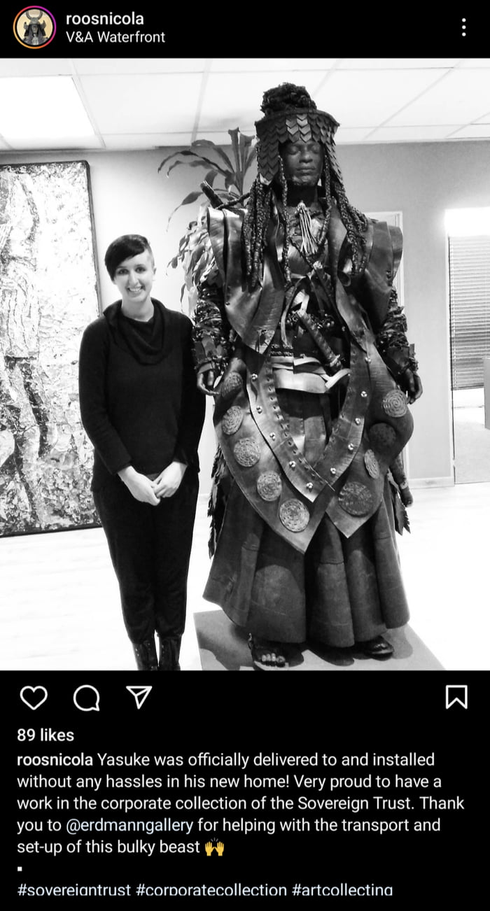 Turns out the sculpture that made Yasuke famous isn't from J