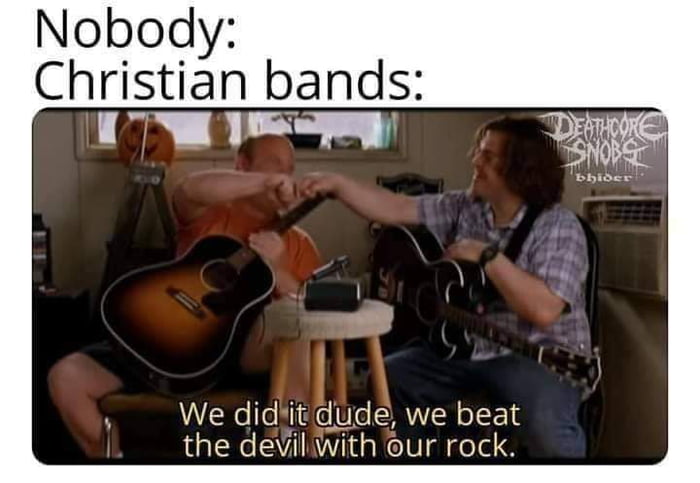Christian rock the only thing the devil can't stand