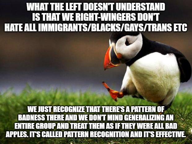 It's pattern recognision but you leftis aren't not smart eno