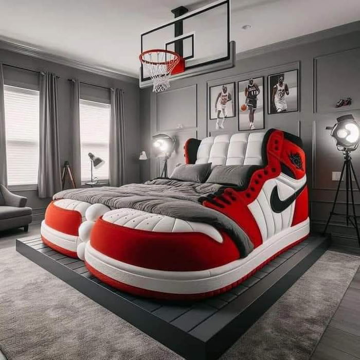 (every) basketball player's dreaming room
