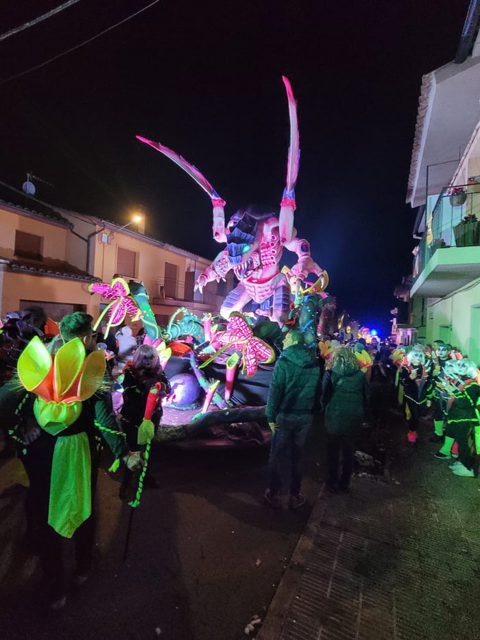 Carnival parade in Torello, Barcelona (Spain)