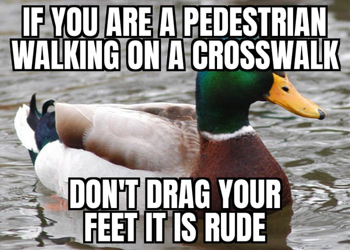 PSA for non drivers