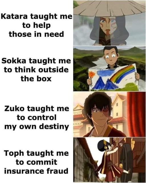Airbender life lessons