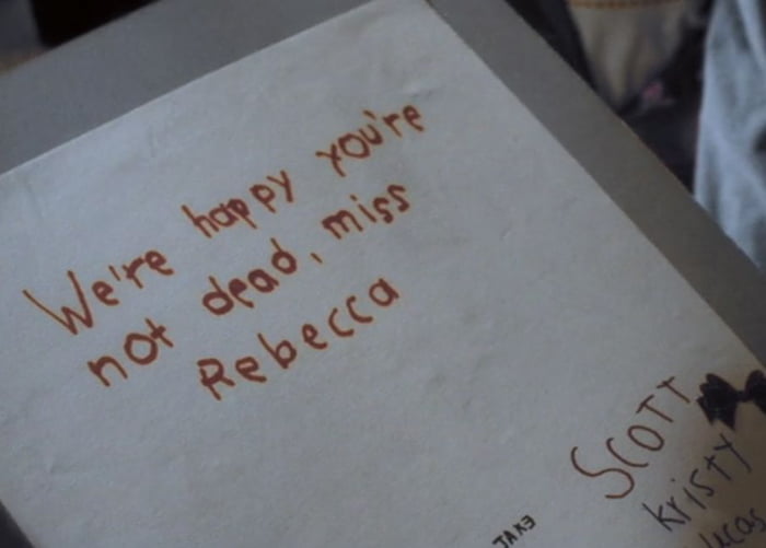 Started watching House series and saw this cute note for Mis