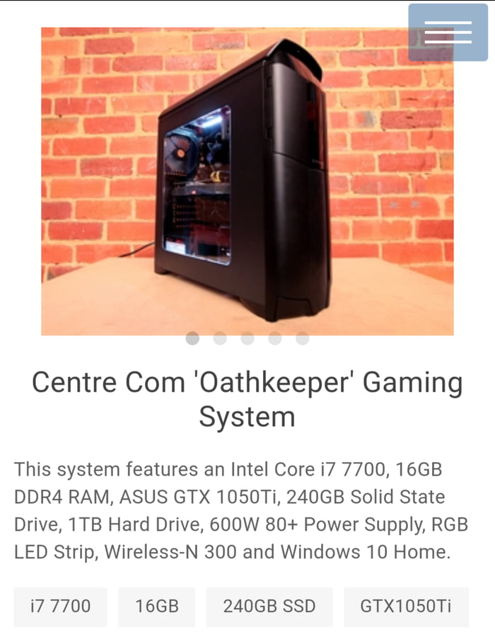 Hey guys this is my pre-built pc I brought a fair few years 