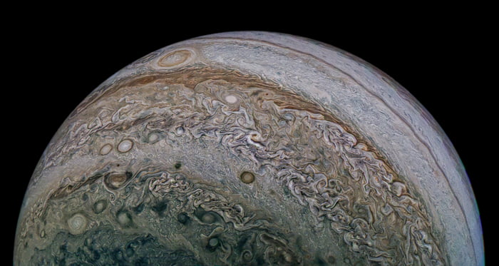 Rare view of Jupiter