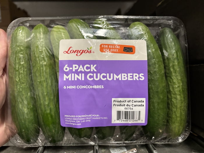 The number of cucumbers is not the issue here.
