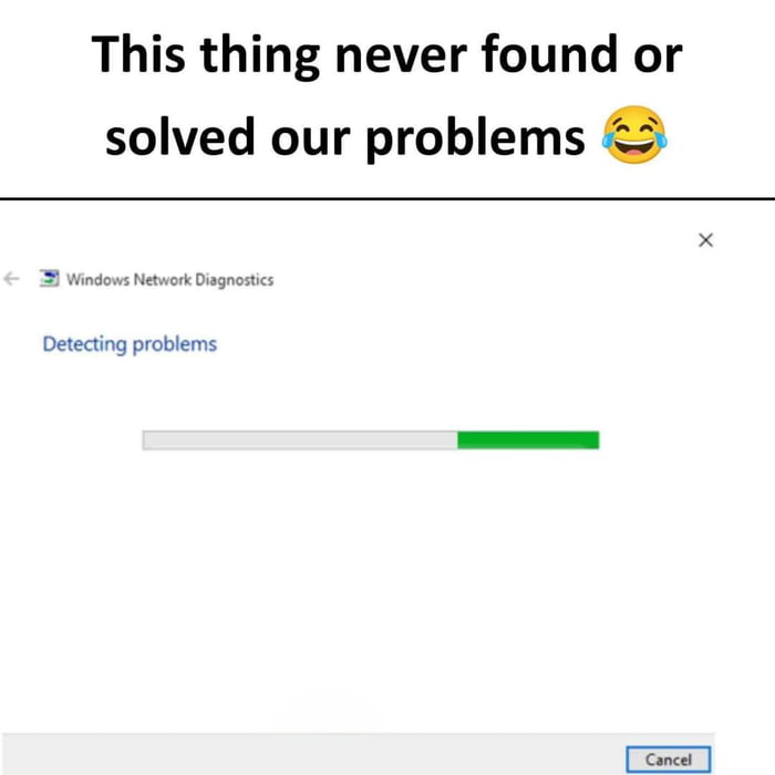 Windows...we have problems for every solution.