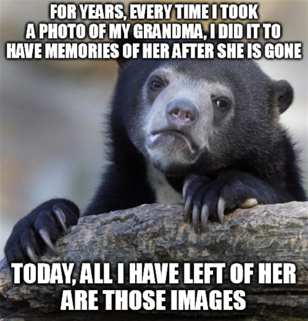 Remember to visit your grandparents while you still can!