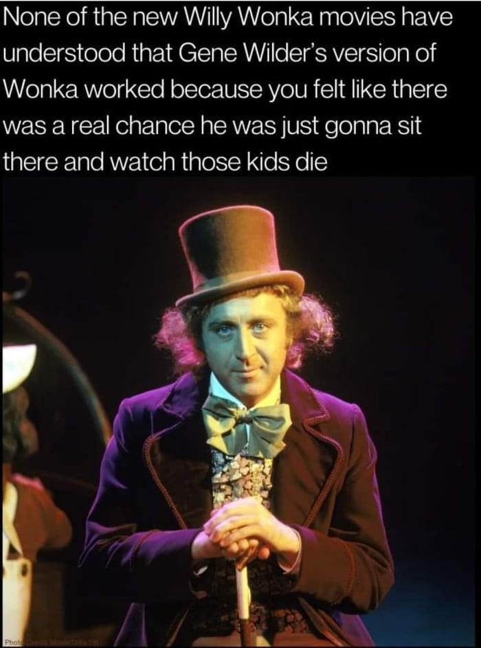 By far the best Willy Wonka. Image