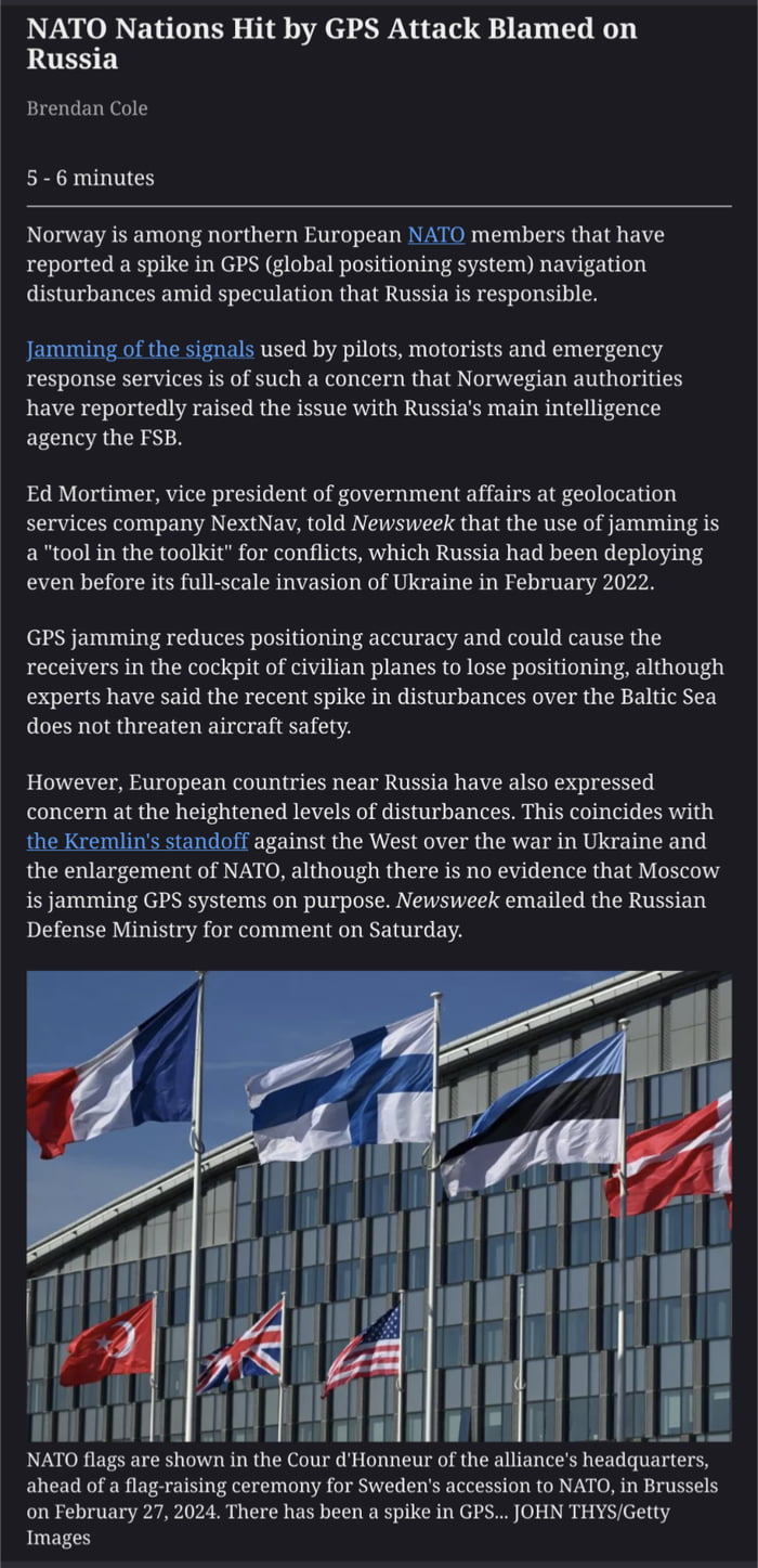 Does this warrant a response from NATO?