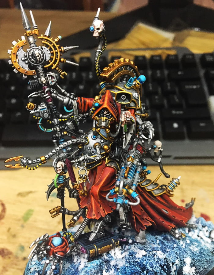 Archmagos Dominus Belisarius Cawl completed, very hard to pa