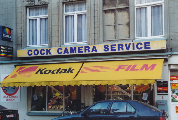 What type of camera did they service here?