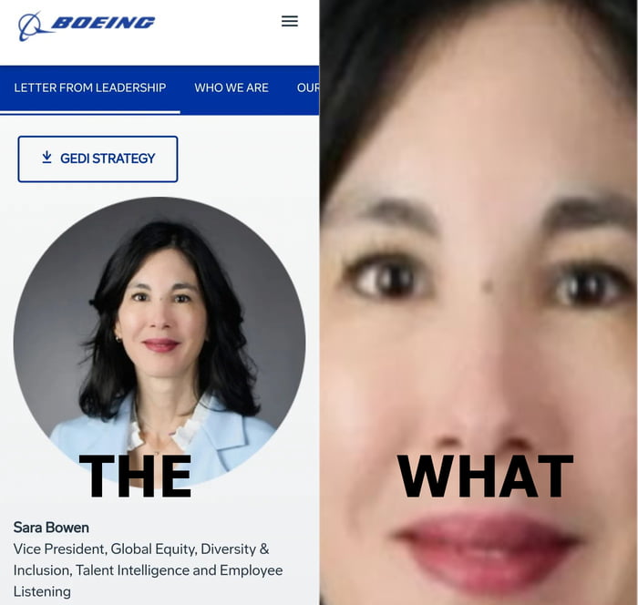 When Boeing is told that hiring diverse and inclusive people