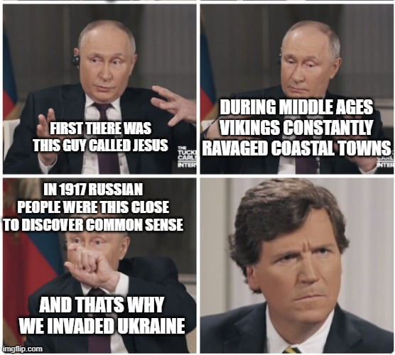 "Mr. Putin, why did you invade Ukraine?"