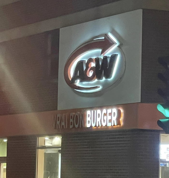 At least it’s honest advertising. It is just a burger.
