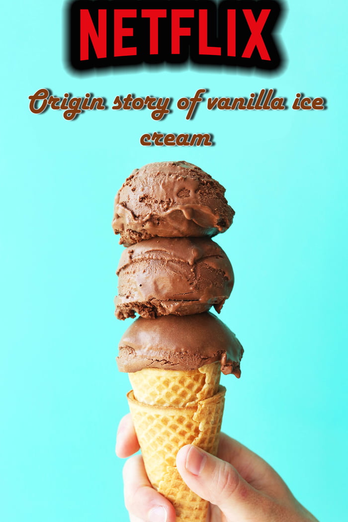 Origin story of vanilla ice cream