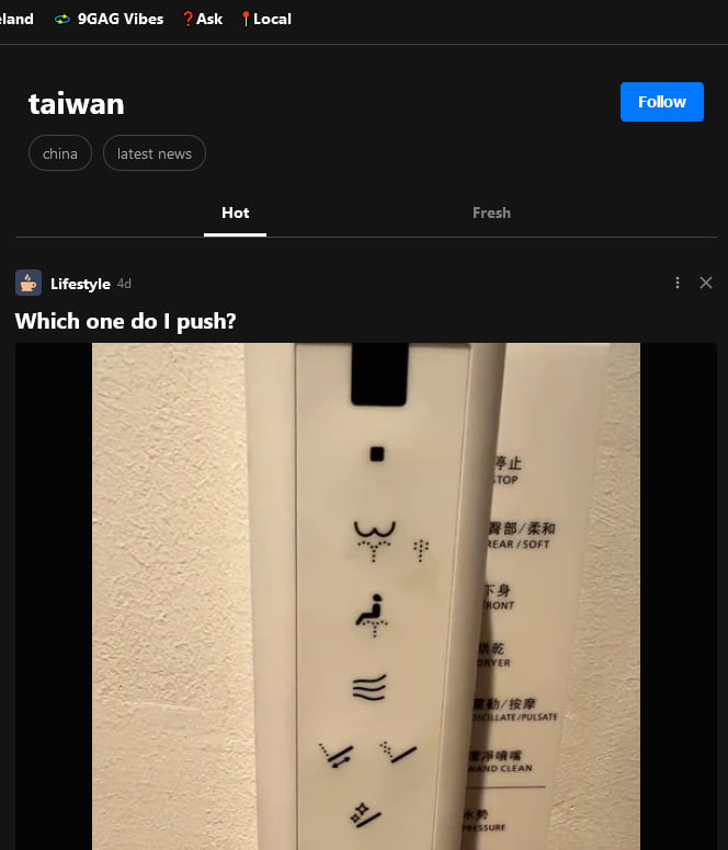 This "Taiwan" tag so peacefull atm. Hoping the best for taiw