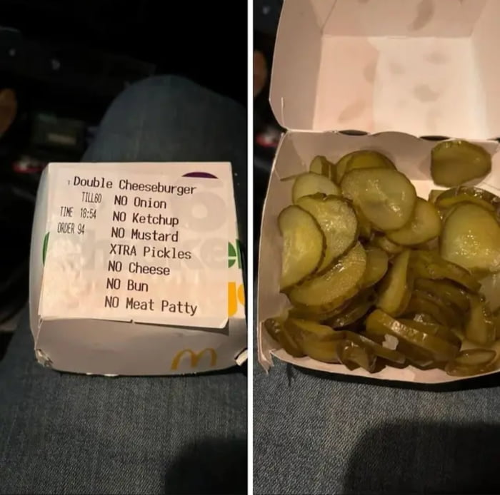 Ordered by Pickle Rick