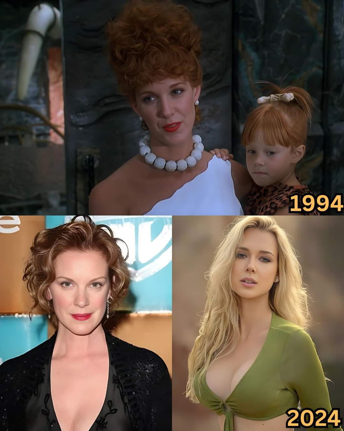 Elaine Silver and Elizabeth Perkins then and now