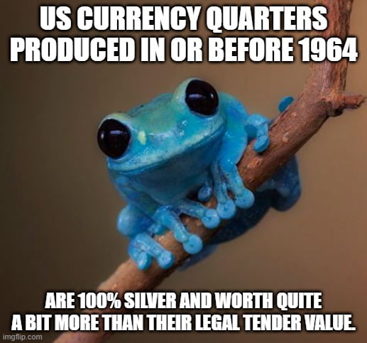 I've found so many 1965 quarters...