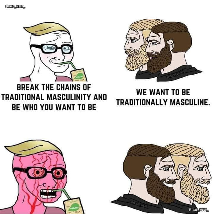 We want to be 9gaggers who are masculine