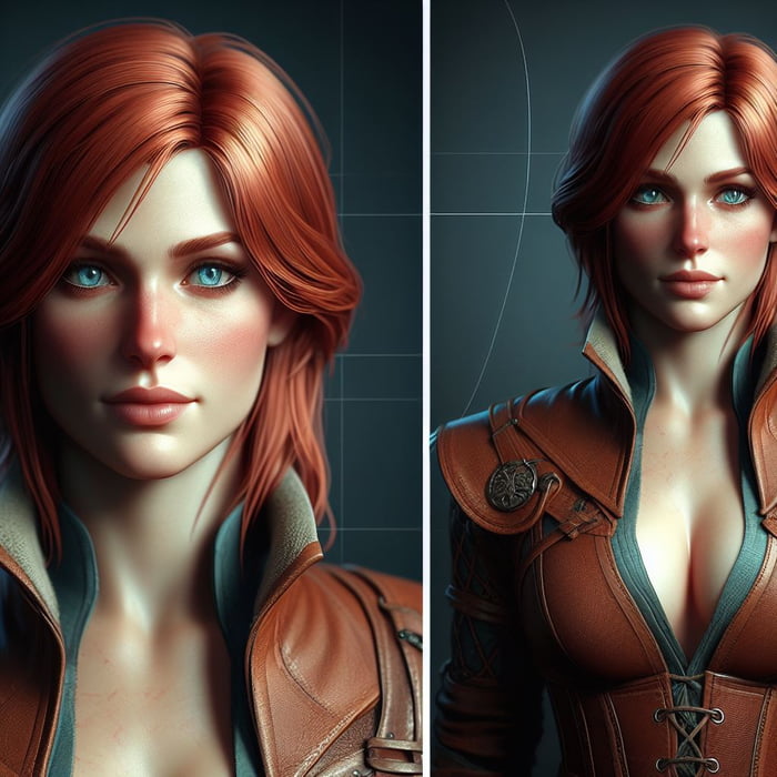 Triss as imagined by ai. Even AI did better than Netflix. :p