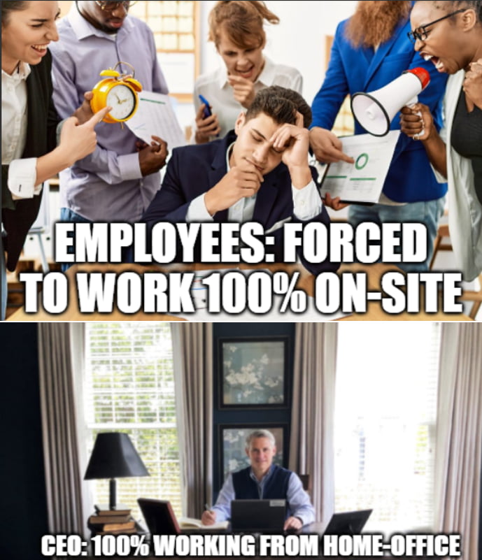Company policies be like...
