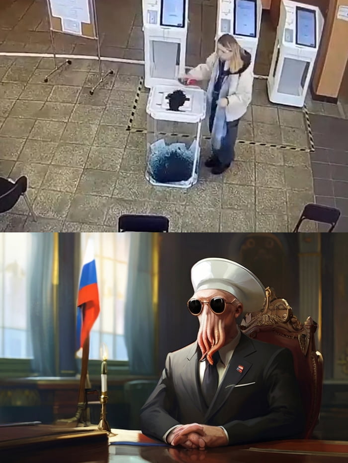 Squid elected as President of Russia