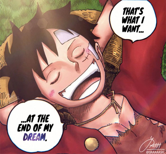 What is Luffy's dream in 1088?