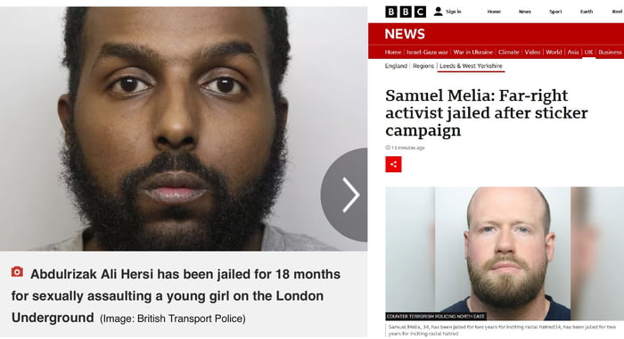 You will get a longer sentence in Britain for posting nation
