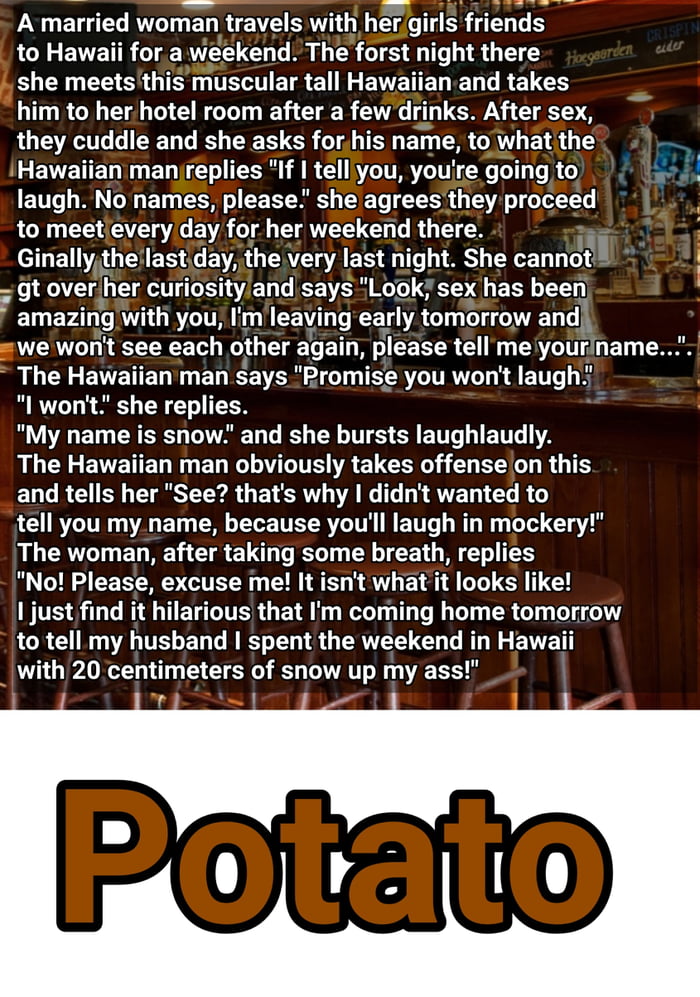Pub joke #669 - The Hawaiian man