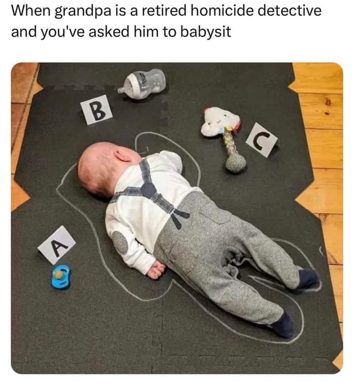Thats one way to babysit..