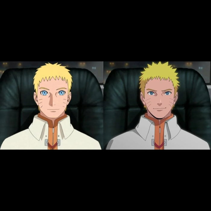 Boruto's dad (left) & Naruto (right)