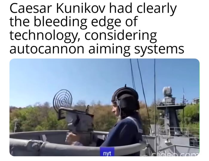 "You see Ivan? Human mind faster than computer. Aim faster, 