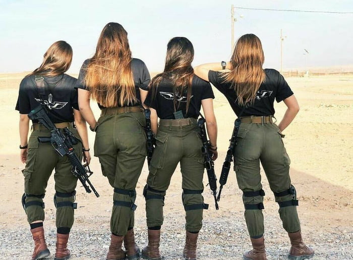 IDF girls fighting for your freedoms. Send money!
