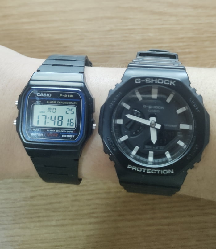 Two of best money for value watches. F-91w & GA-2100.