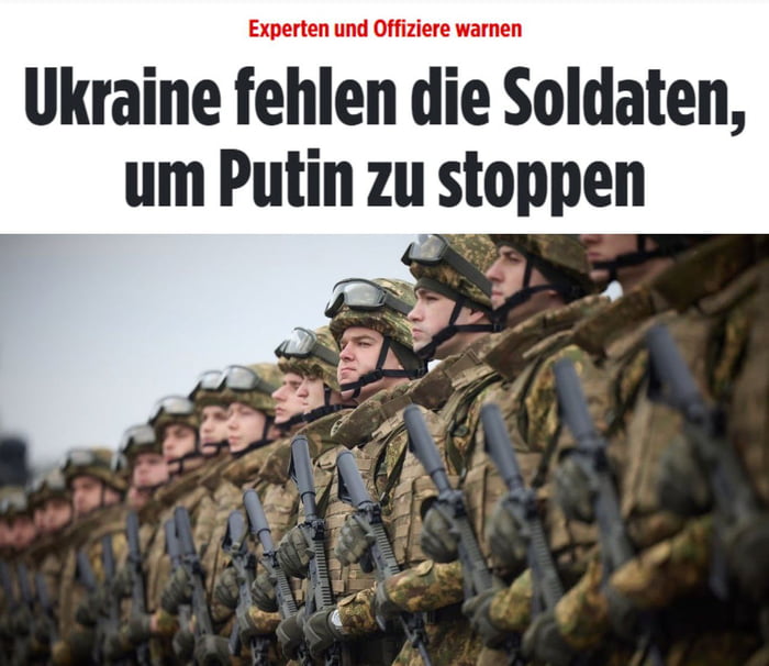 Bild: In Ukraine today only 15% of those liable for military