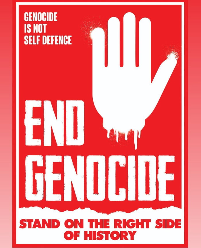 End Genocide! Stand on the right side of history.
