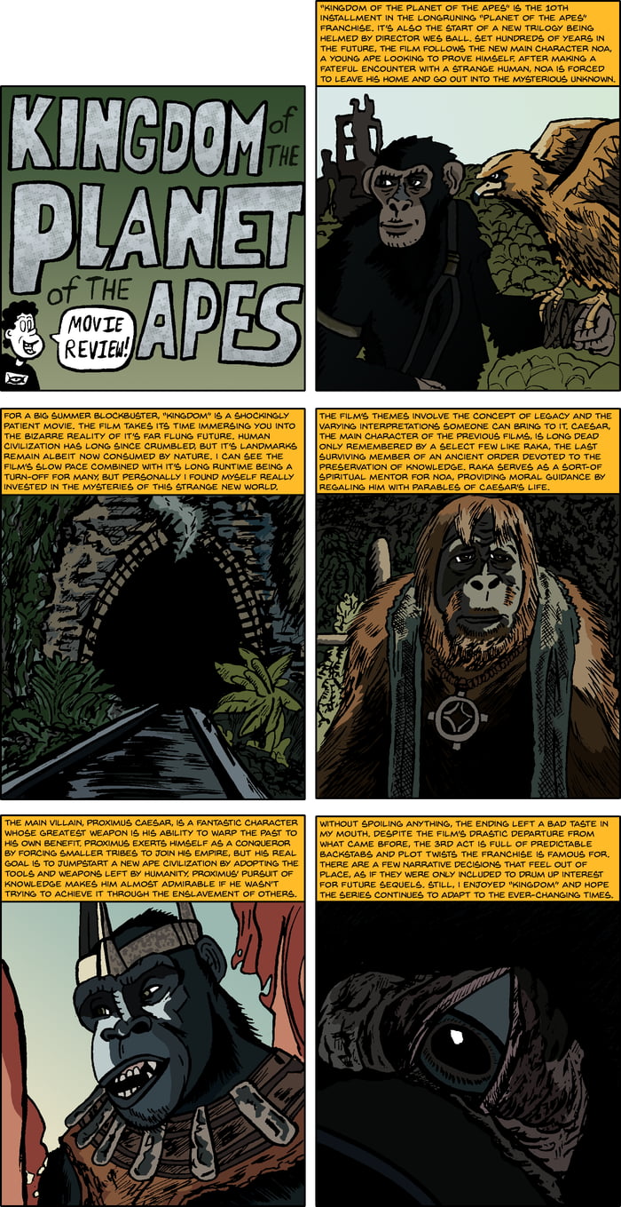KINGDOM OF THE PLANET OF THE APES: COMIC REVIEW