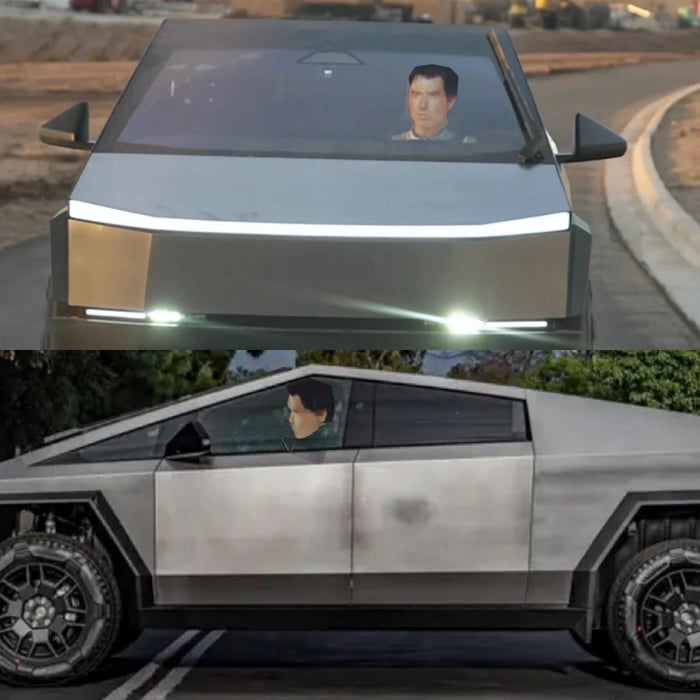 The Tesla CyberTruck looks like a low-res vehicle in GoldenE