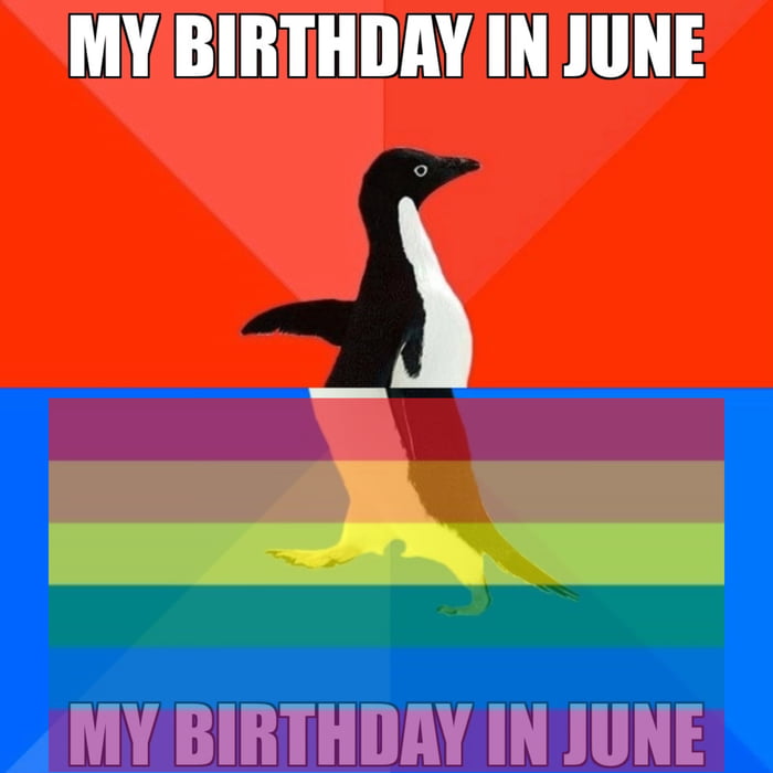 But why June out of all months? No, this OP doesn't suck c*c