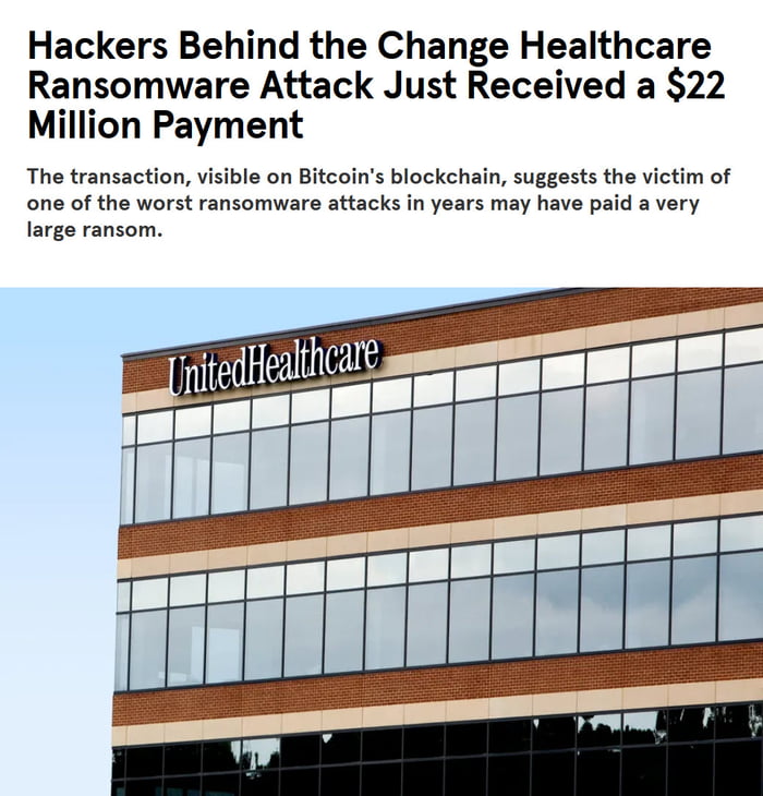 United Healthcare/Change need to be sued ... hard! Image
