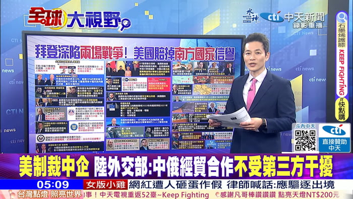 Your average taiwanese news channel graphics: