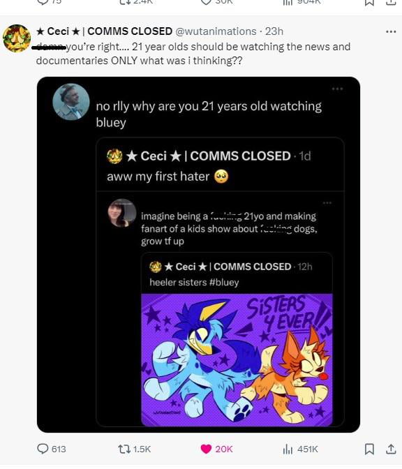 Lord Forbid an Adult watches a wholesome cartoon, let alone 