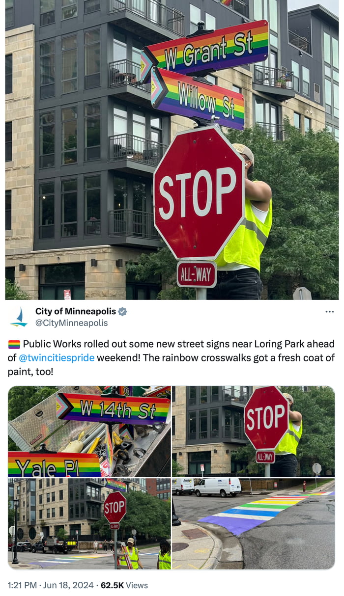 So I guess regular street signs are bigoted now