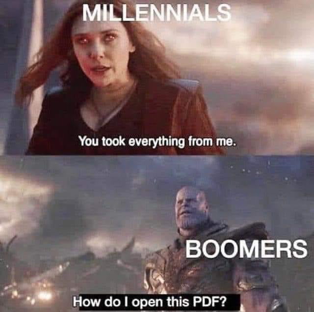 Damn boomers